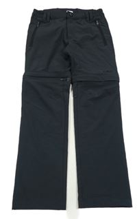 Černé outdooorvé kalhoty s odepínacími nohavicemi CMP