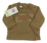 Nové - hnědé triko s nápisem mexx