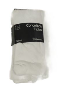 Nové - bílé punčocháče 