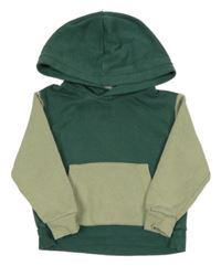 Zelená mikina s kapucí H&M