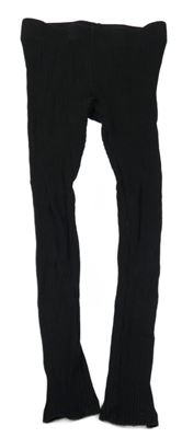 Černé žebrované legíny Matalan