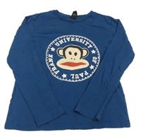 Tmavomodré triko s opicí - Paul Frank C&A