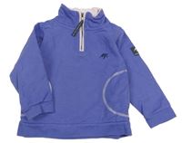 Fialová mikina s želvou 