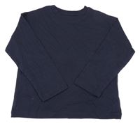 Tmavomodré triko H&M