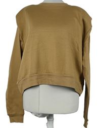 Dámská písková crop mikina H&M