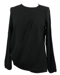 Dámská černá nabíraná halenka Next 