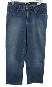 Dámské modré crop rifle 