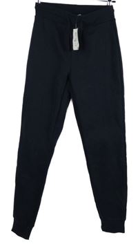 Nové - Dámské tmavomodré cuff tepláky Primark