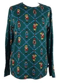 Dámské zelené vzorované triko s vojáčky Chelsea Peers 