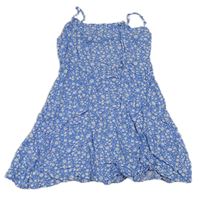 Modré květinové šaty Primark
