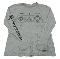 Světlešedé triko s ovladačem 