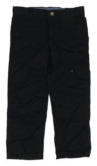 Černé plátěné kalhoty Carter's