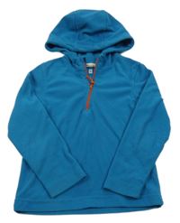 Modrá fleecová funkční mikina s kapucí Mountain Warehouse