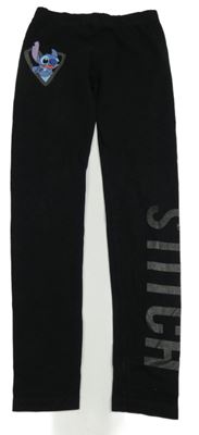 Černé legíny se Stichem Disney