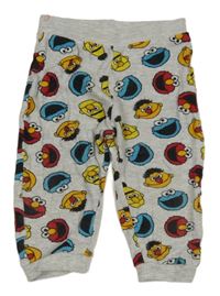 Šedé lehké tepláky s Elmo Zeeman