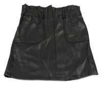 Černá koženková sukně Primark