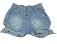 Modré lehké riflové kraťasy 