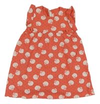 Růžové šaty s mušlemi C&A