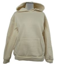 Dámská smetanová mikina s kapucí 