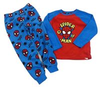 Modro-červené fleecové pyžamo se Spidermanem Marvel