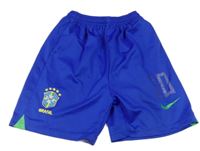 Modré sportovní kraťasy s nášivkou Nike