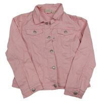 Světlerůžová riflová bunda Alive