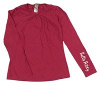 Vínové triko s nápisem - Hello Kitty C&A