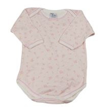Růžoo-bílé pruhované body s medvídky Baby Bright