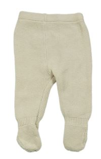 Smetanové pletené polodupky 