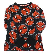 Černé pyžamové triko se Spidermany George