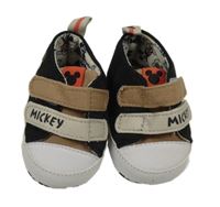 Černo-bílé capáčky s Mickeym Disney