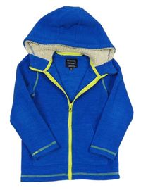 Safírová funkční fleecová mikina s kapucí Mountain Warehouse