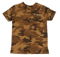 Béžovo-hnědé army tričko zn. George