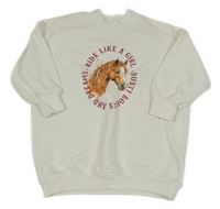 Bílá oversize mikina s koníkem Reserved