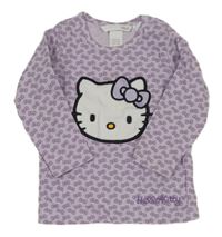 Levandulové triko s Kitty H&M