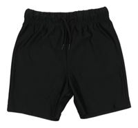 Černé sportovní elastické funkční kraťasy Crane