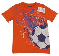 Nové - Červené tričko s míčem Next