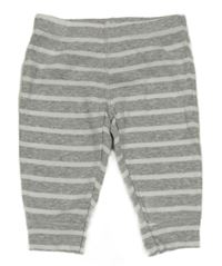 Šedo-bílé pruhované tepláky Carter´s 