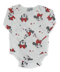 Bílé body s Minnií Disney 