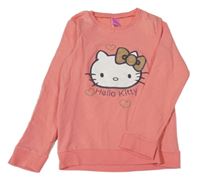 Růžová mikina s Hello Kitty Sanrio 