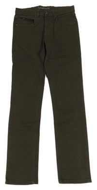 Tmavokhaki slim fit rifle STOOKER