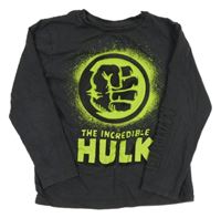 Tmavošedé triko s HULKEM PRIMARK