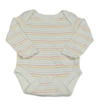 Smetanovo-barevné pruhované body