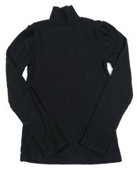 Černý žebrovaný rolák F&F