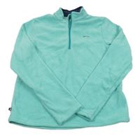 Nové - Tyrkysová fleecová funkční mikina Quechua