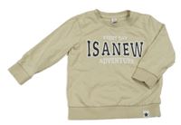 Béžová mikina s nápisem Topomini