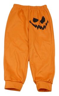 Oranžové tepláky s dýní Shein