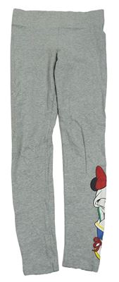 Šedé melírované legíny s Minnie Benetton