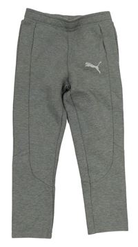 Šedé tepláky s logem Puma