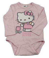 Světlerůžové body s Hello Kitty 
